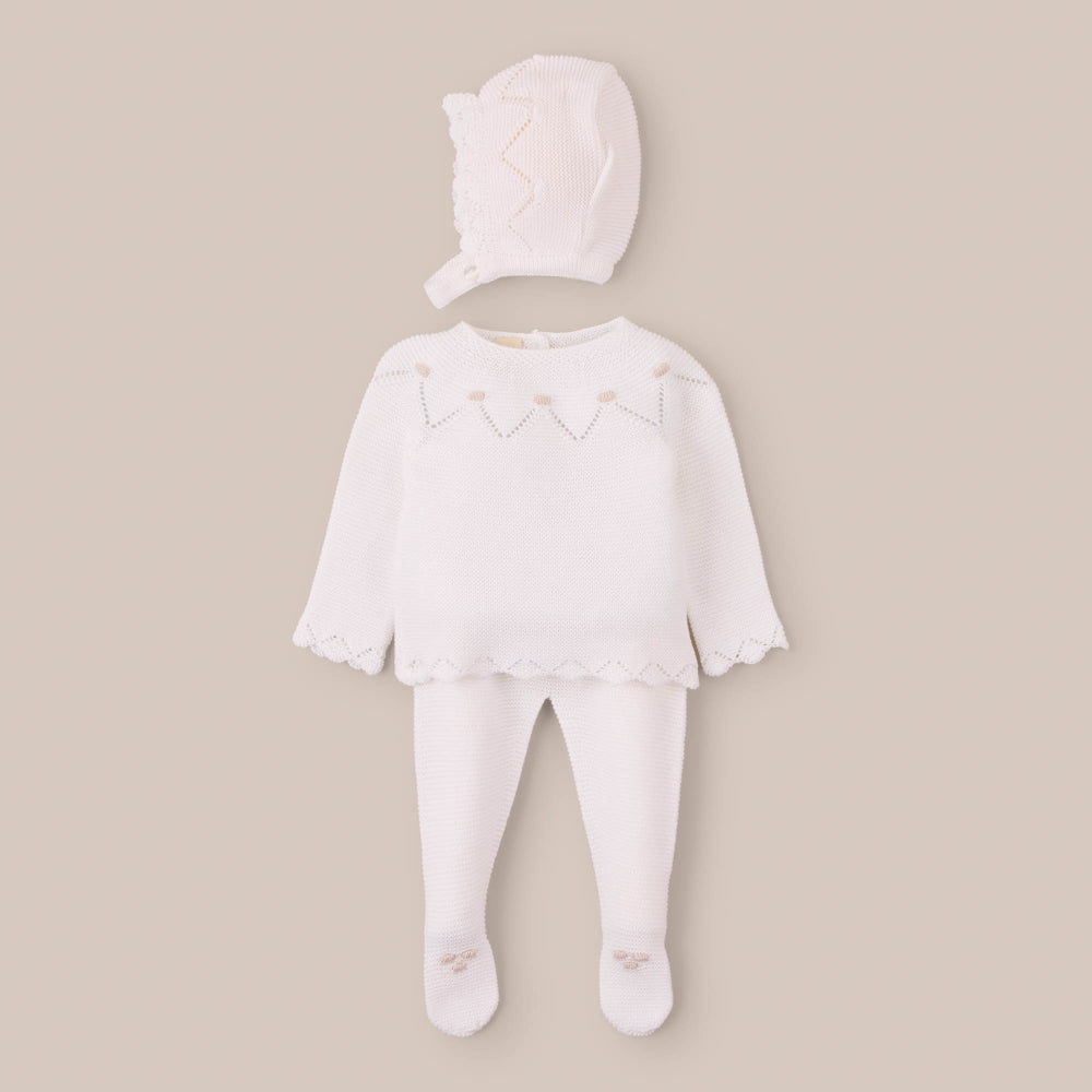 Schweizer Baby-Strickset