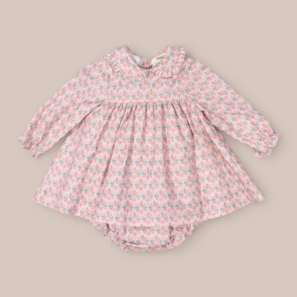 vestitini con culotte Bambini Ventaglio Rosa