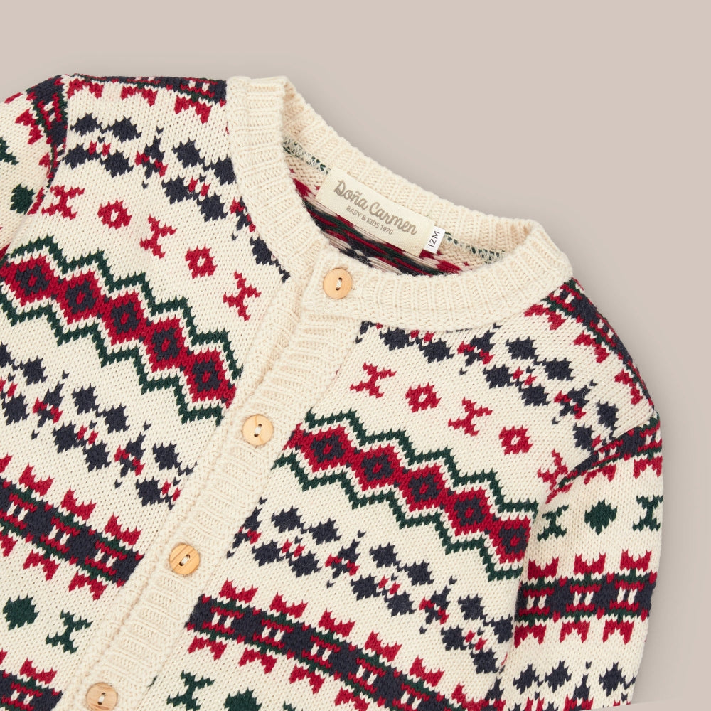 Conjunto Punto Bebé  Greca