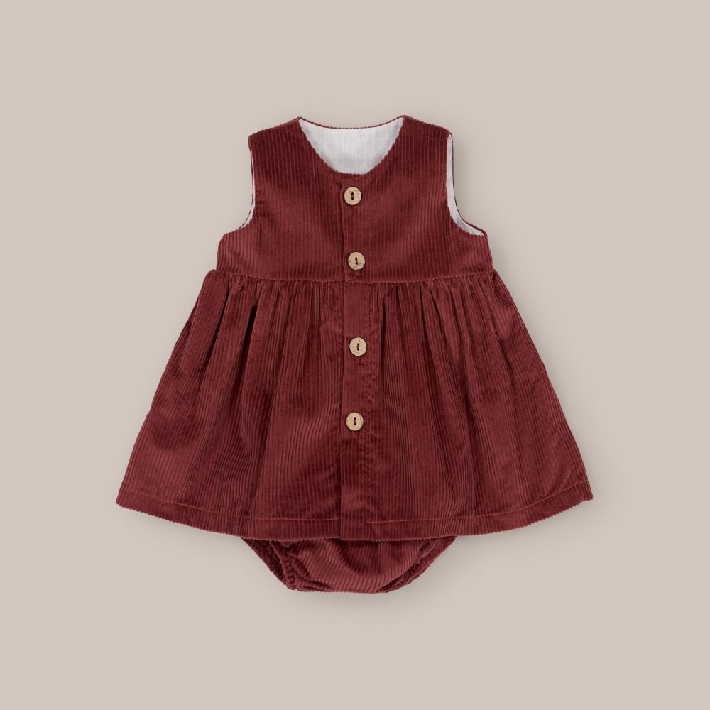 Ensemble robe et culotte pour bébé Pichi-Fuji