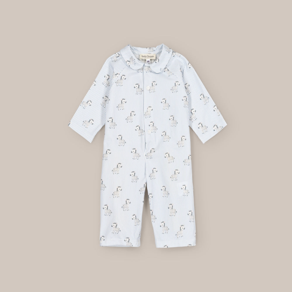 Pagliaccetti Bambini Cotton zebra blu