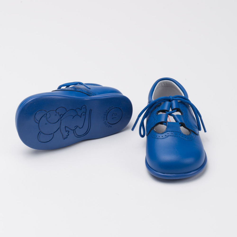 Scarpa Inglese In Pelle Con Suola