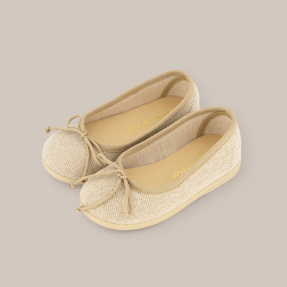 Girl's Linen Ballerina