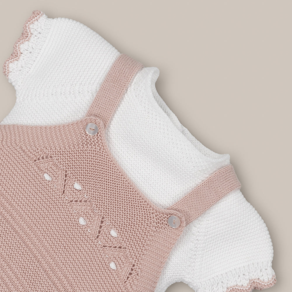 Ensemble bavoir bébé avec bordure