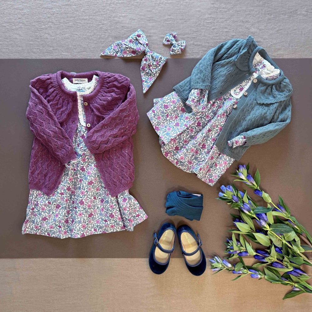 Vestito Ragazza  Smock Rosa di Malaga