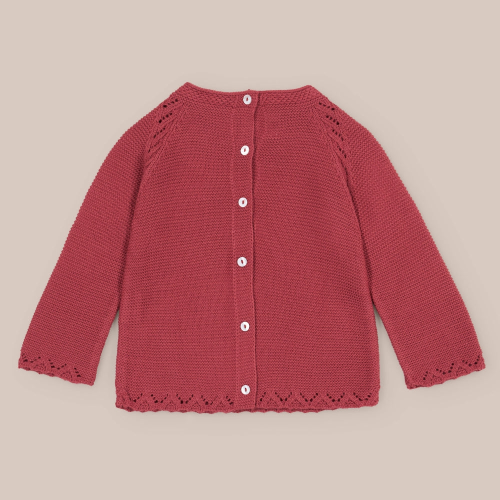Obi-Pullover aus Babywolle
