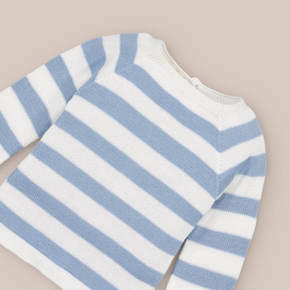 Pullover mit breiten Streifen