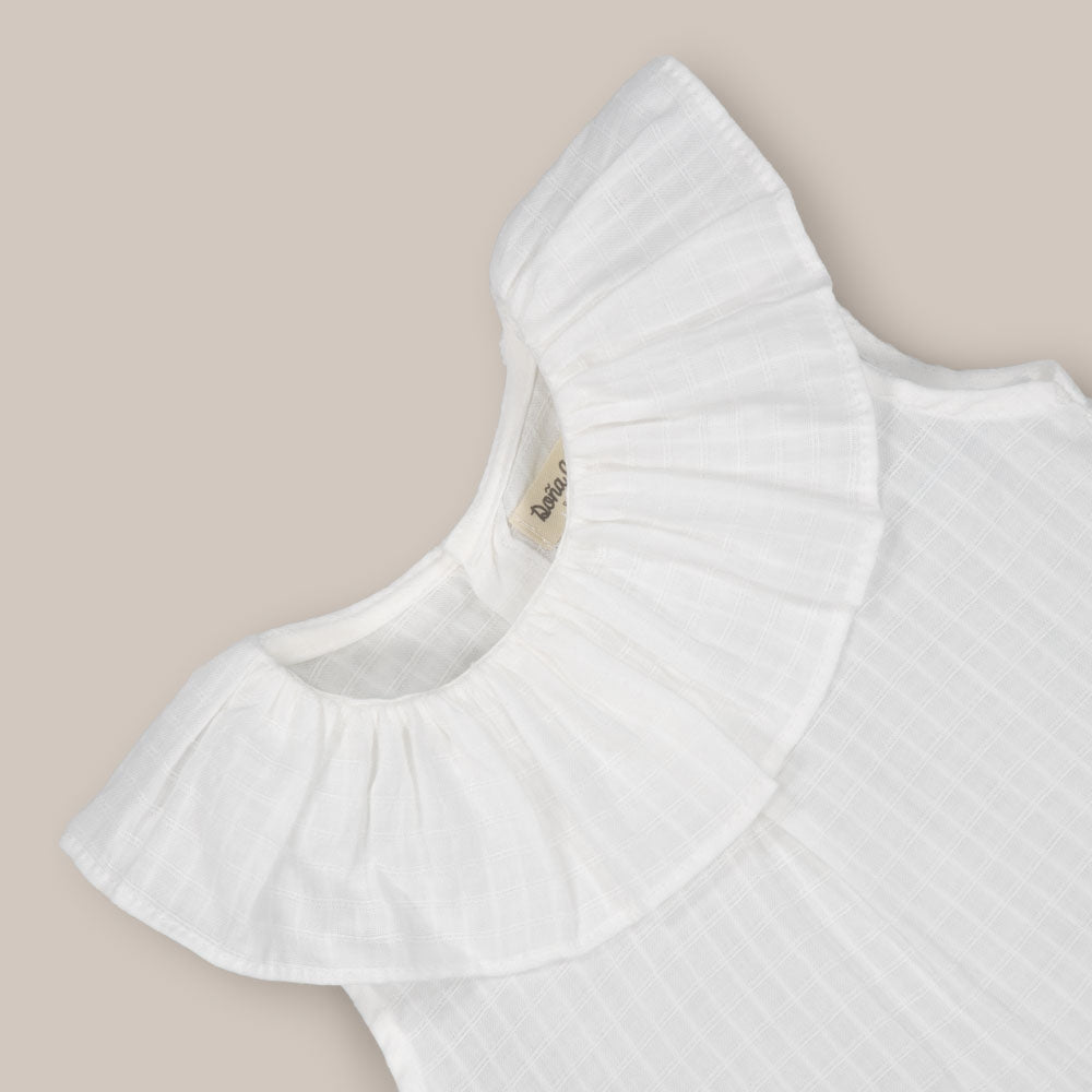 Quadratische ärmellose Bluse für Mädchen