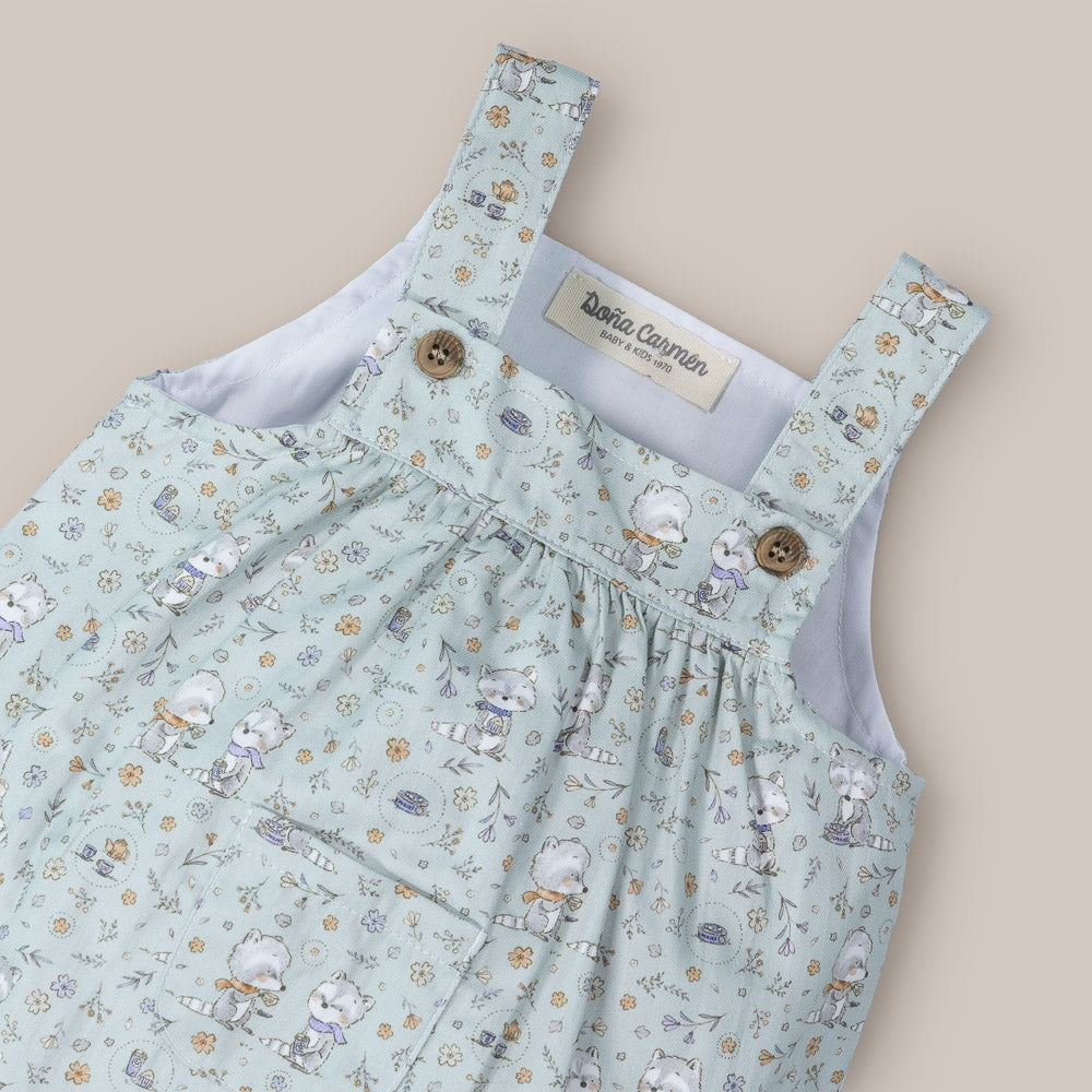 dungaree Mapache baby