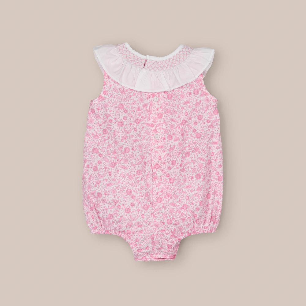 Barboteuse à volants en cachemire