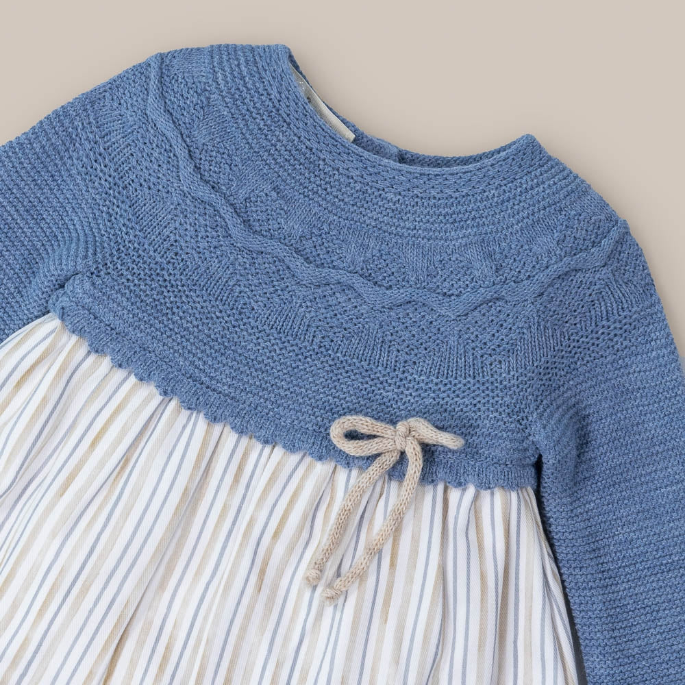 Ensemble robe et culotte pour bébé Mil Stripe Baby
