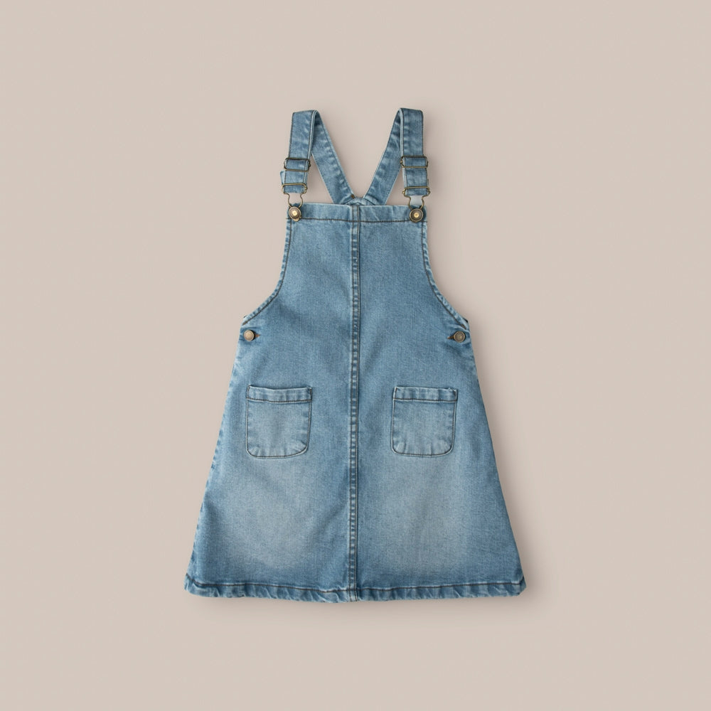 Pichi Niña Bolsillos Denim
