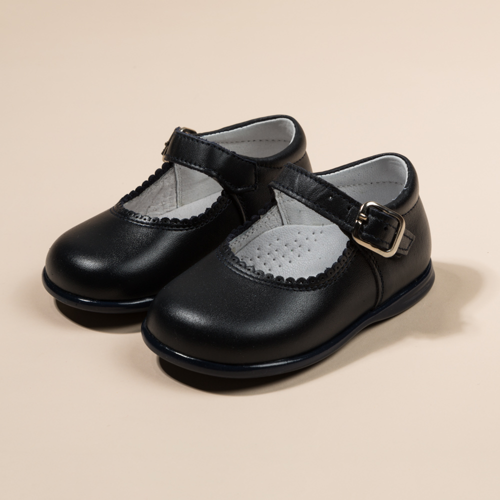 Mery Janes Leather With Sole