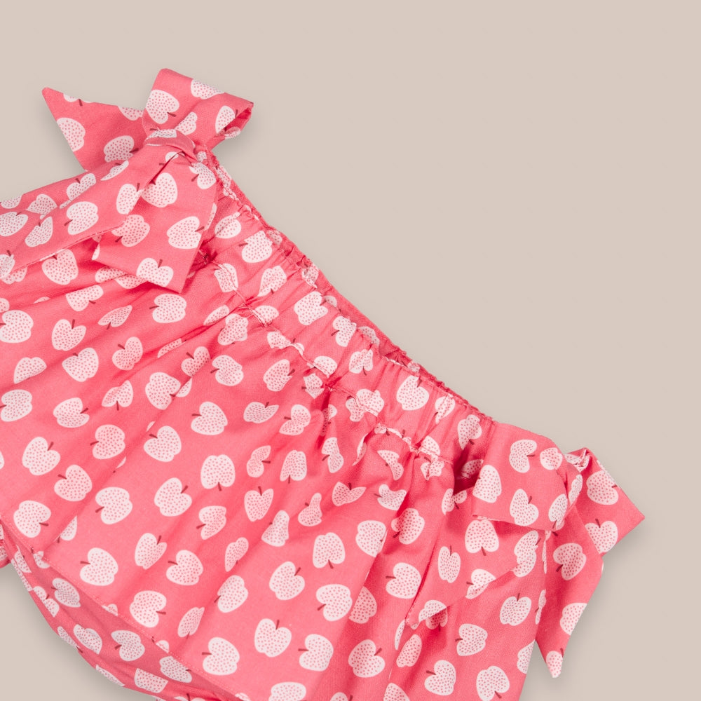 Culote com folhos Maçãs