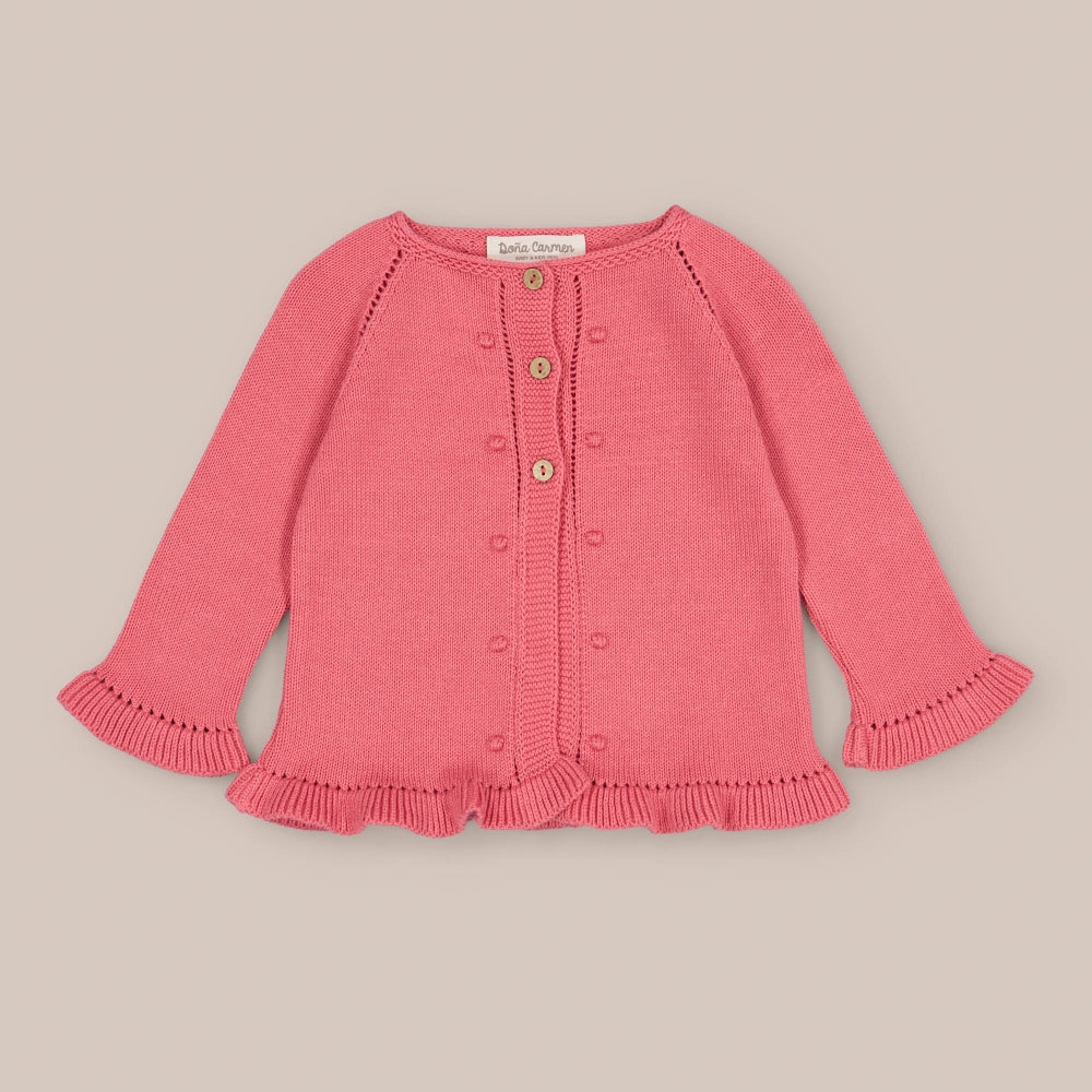 cardigan Cotton Ruffle