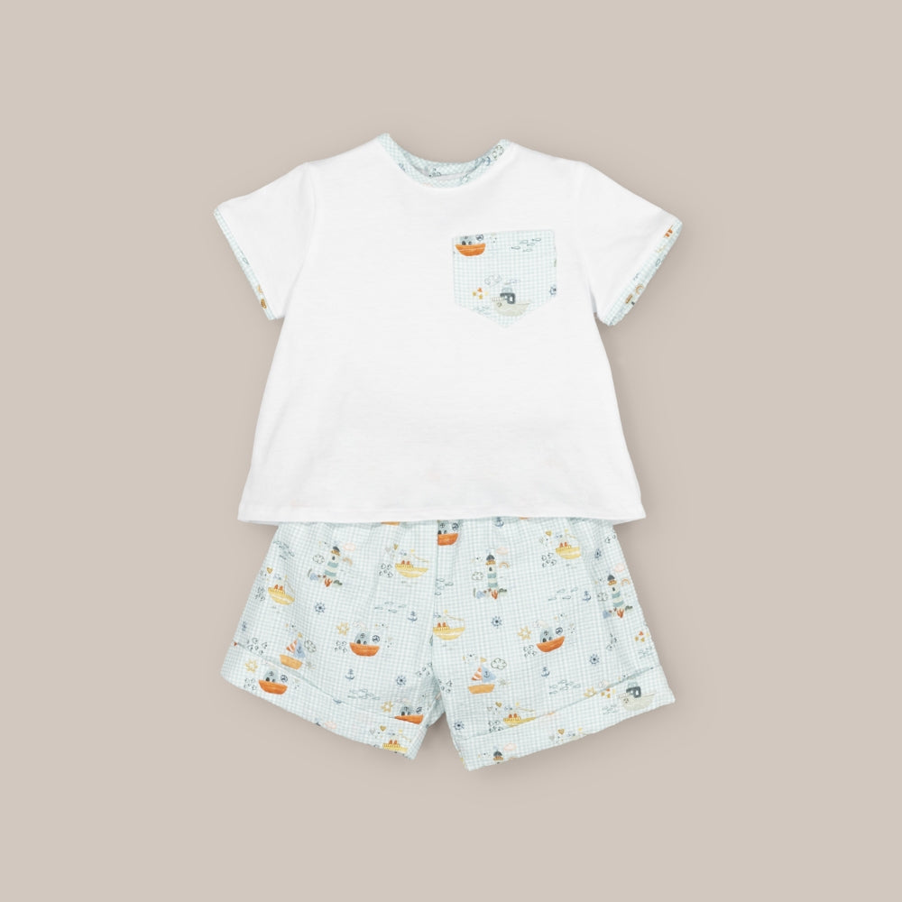 Conjunto Bebé Algodón Vapor
