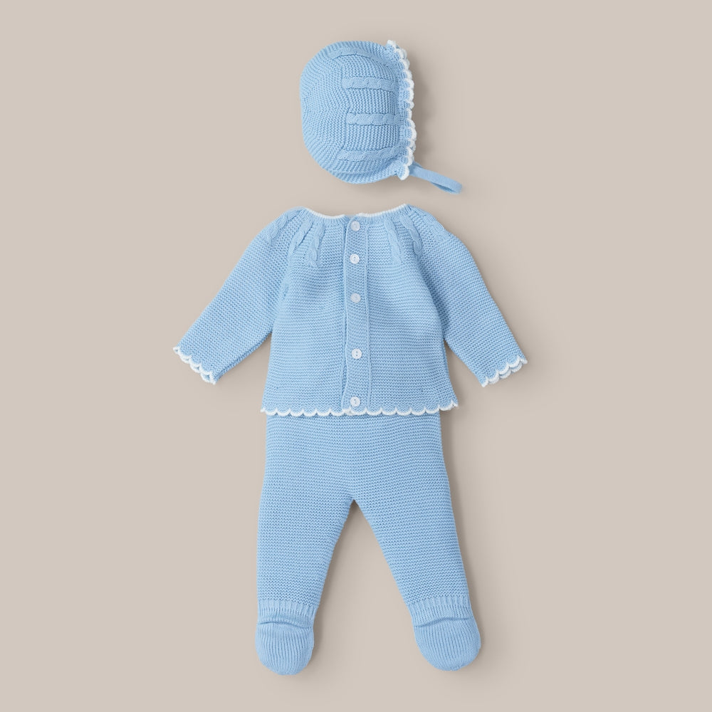 Conjunto Punto Bebé Dudu Azul