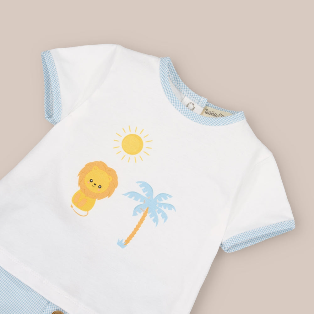 Turquoise Cotton Set