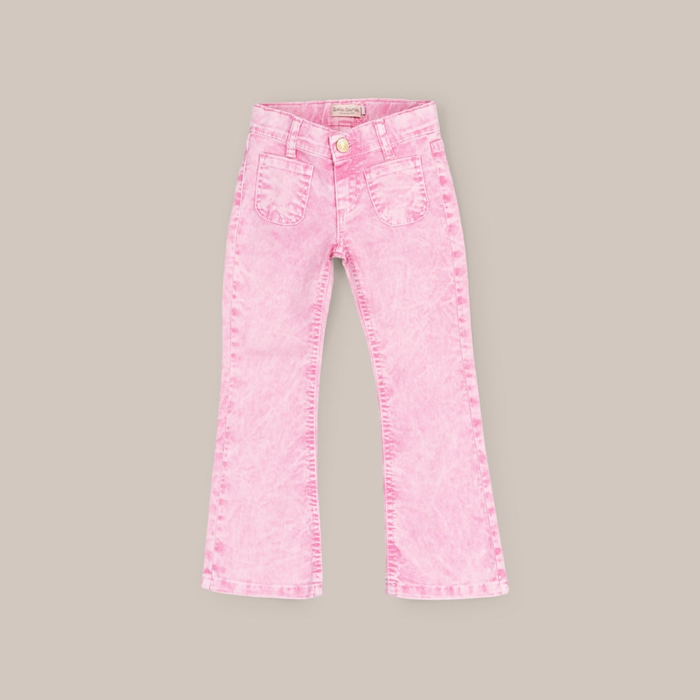 Mädchenhose mit Glockentaschen