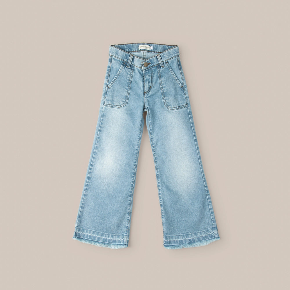 Width girl cowboy pants