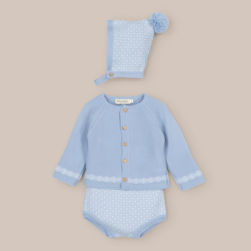 Conjunto Lana Bebé Jacquard