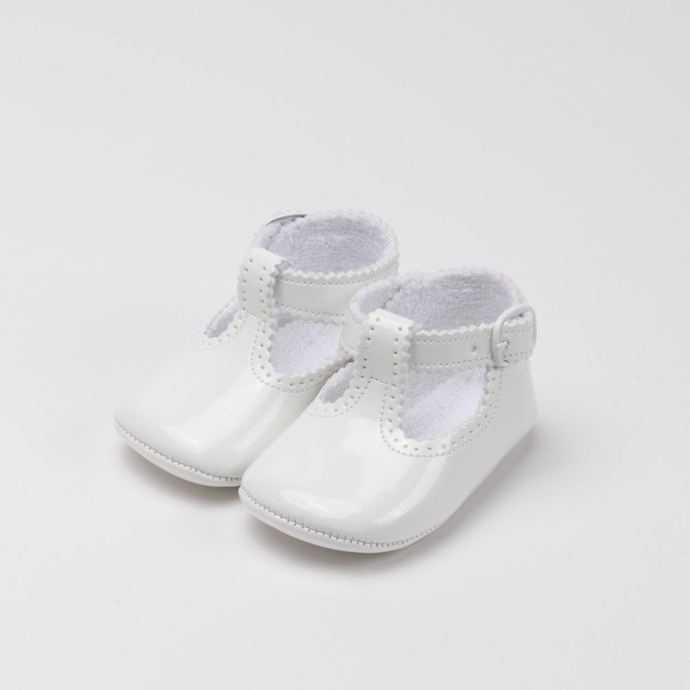 patent leather pepitos