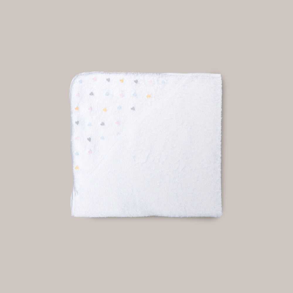 Capa Bebé Baño Corazón Multi