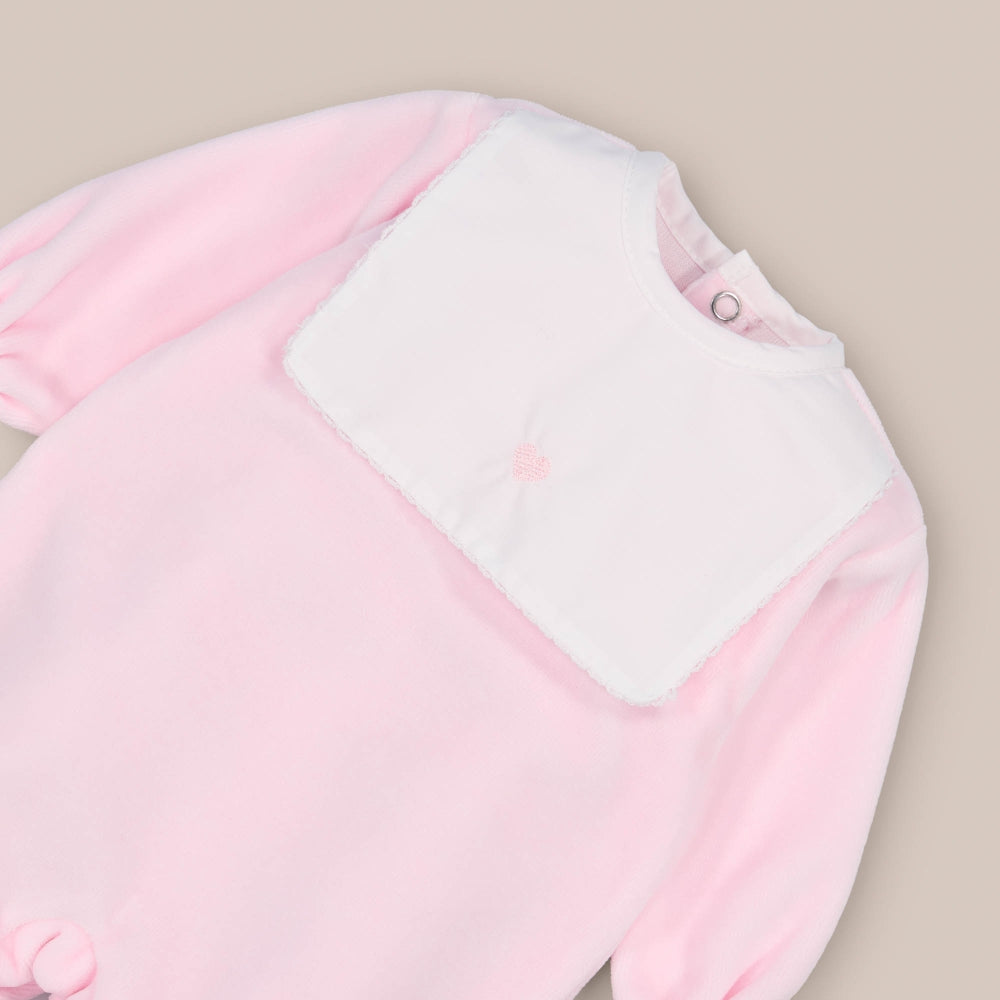 Pyjama à bretelles en velours