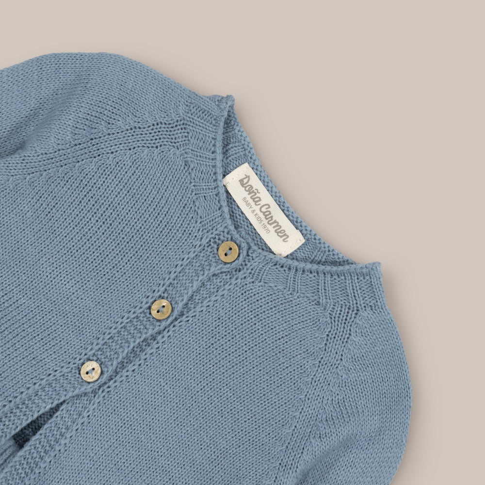 Conjunto de calções de malha jacquard para bebé