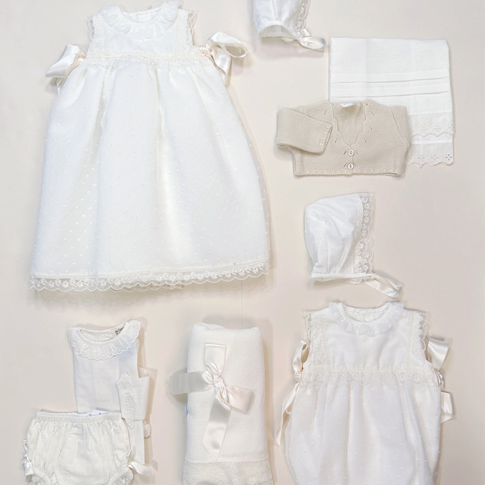 Long Baby Dress with Bonnet Ferrer