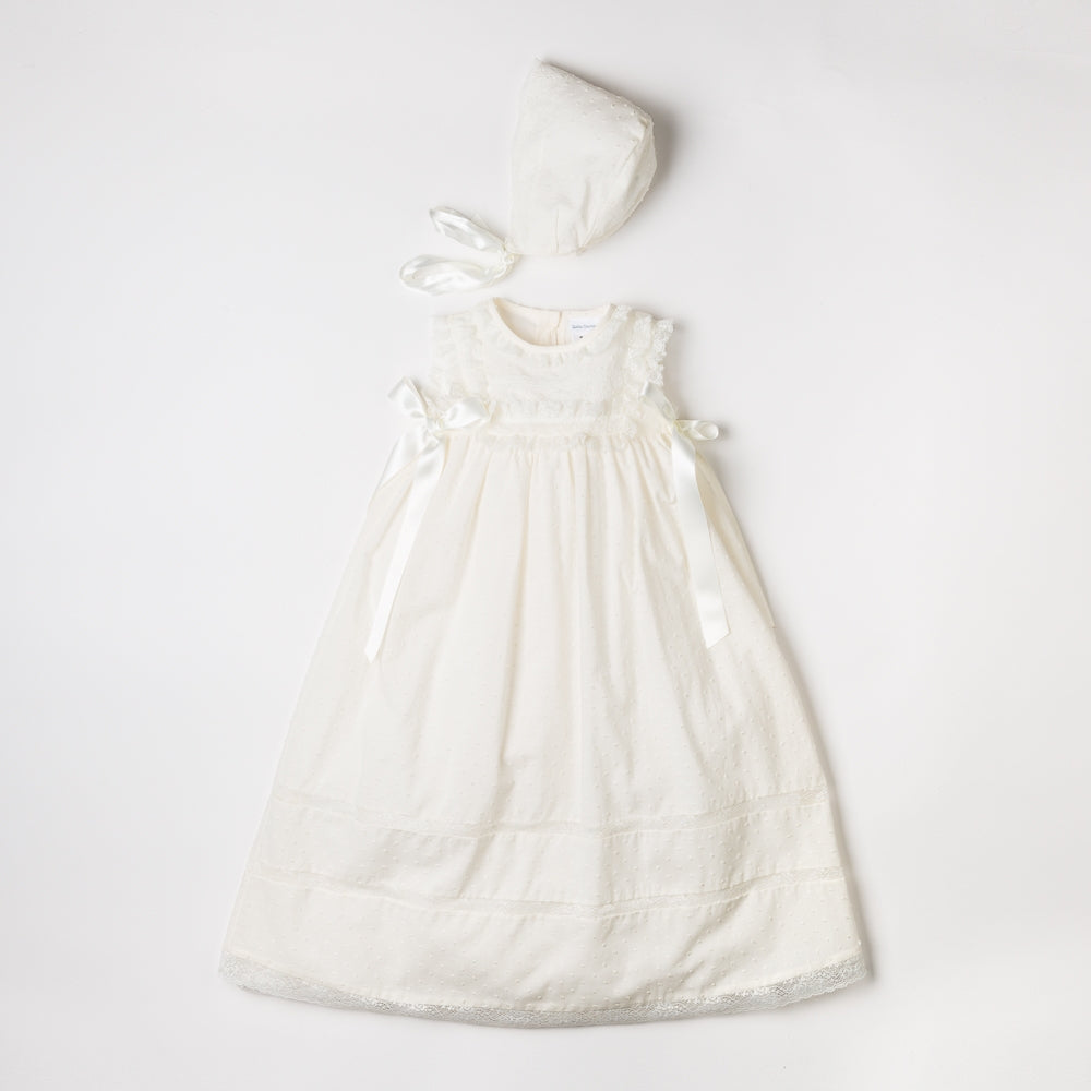 Baptism skirt plus silk capota