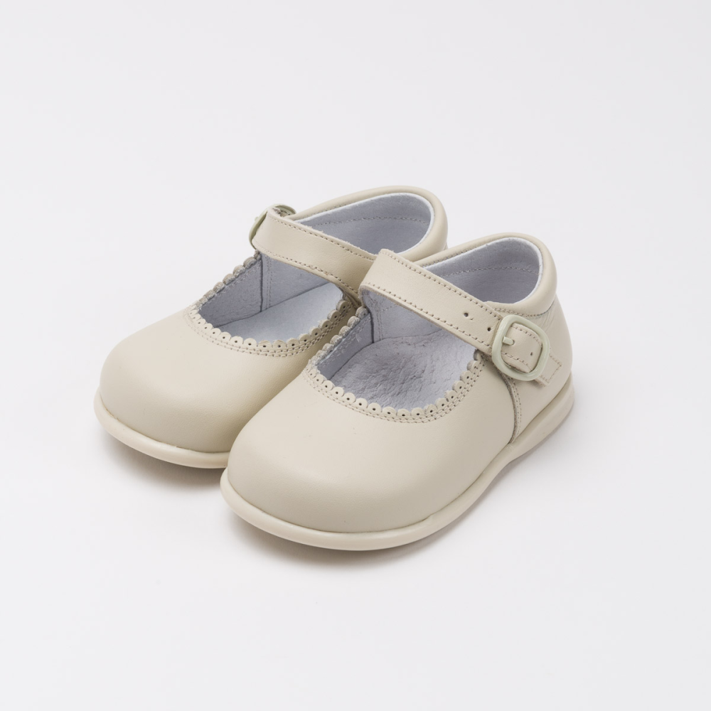 Mery Janes Leather With Sole
