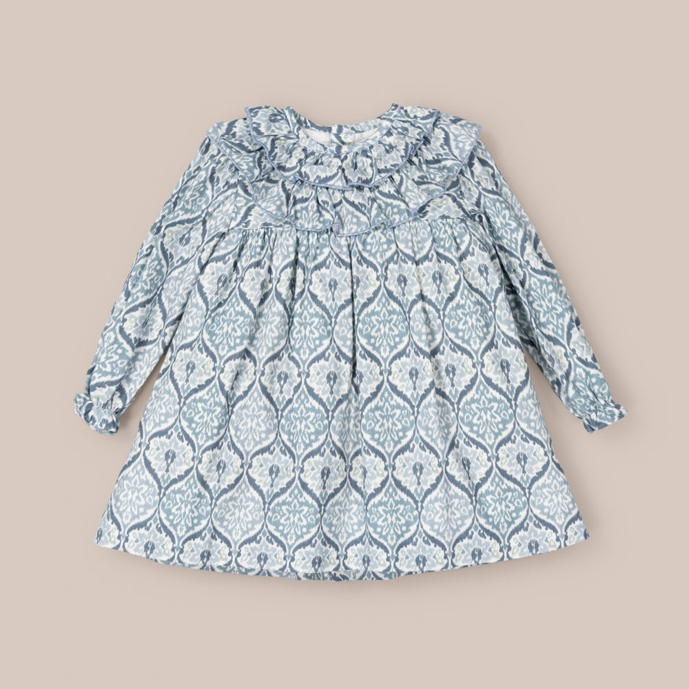 Vestido Menina Ikat Verde