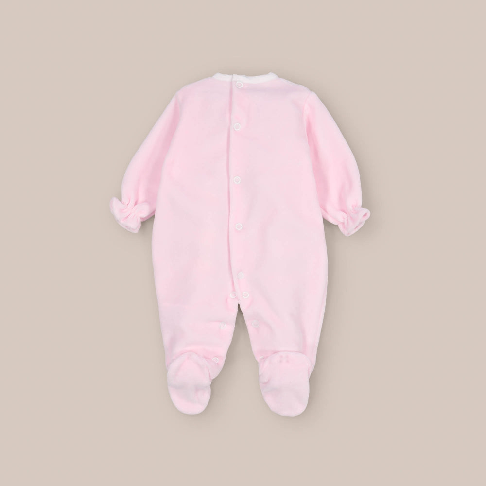 Pyjama à bretelles en velours