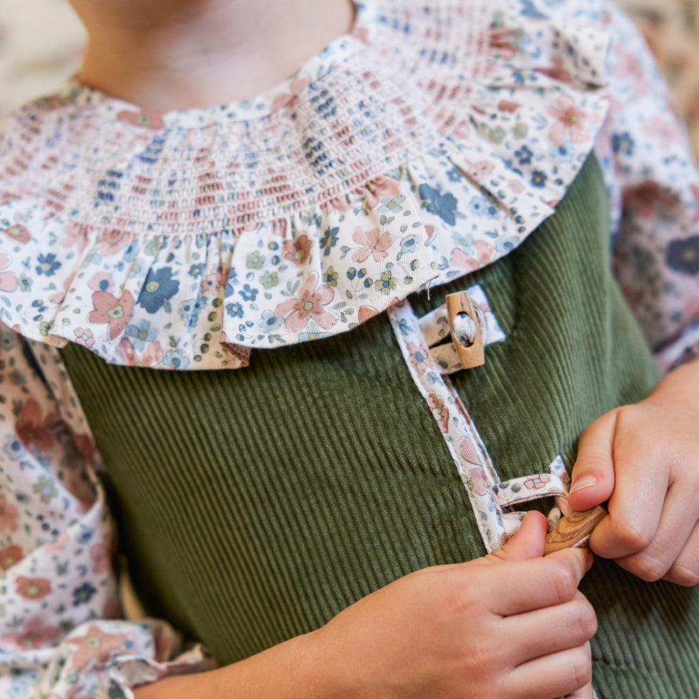 Blusa Niña Cuello Avena