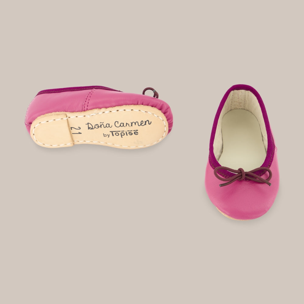 Doña Carmen X Topise Ballerina alla pelle di fragola