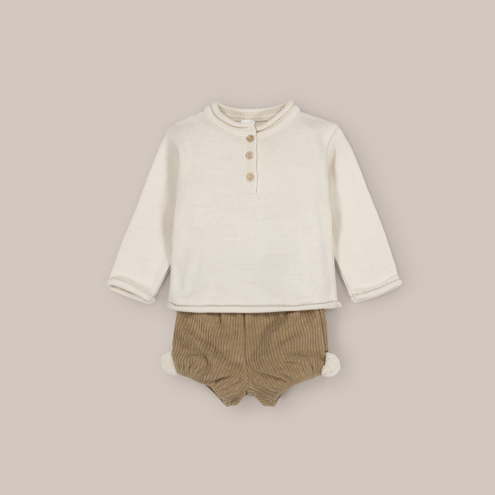 Set boy Sweater AND baby bloomer
