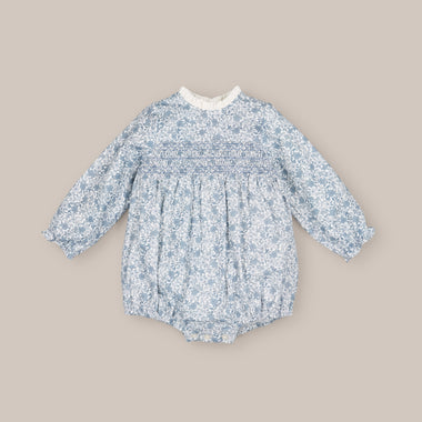 romper Smock Blue tea