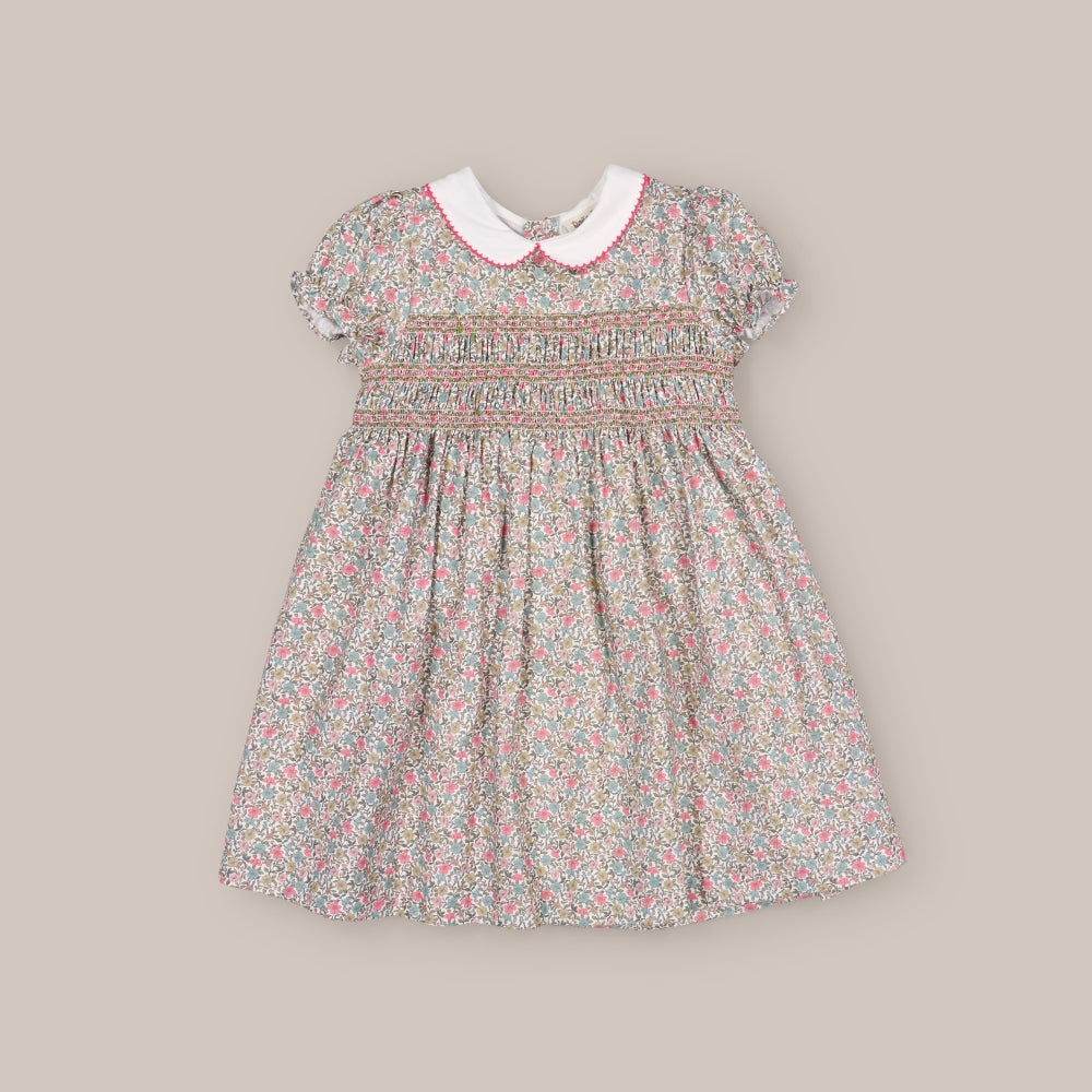Vestido Menina Smock Marbella