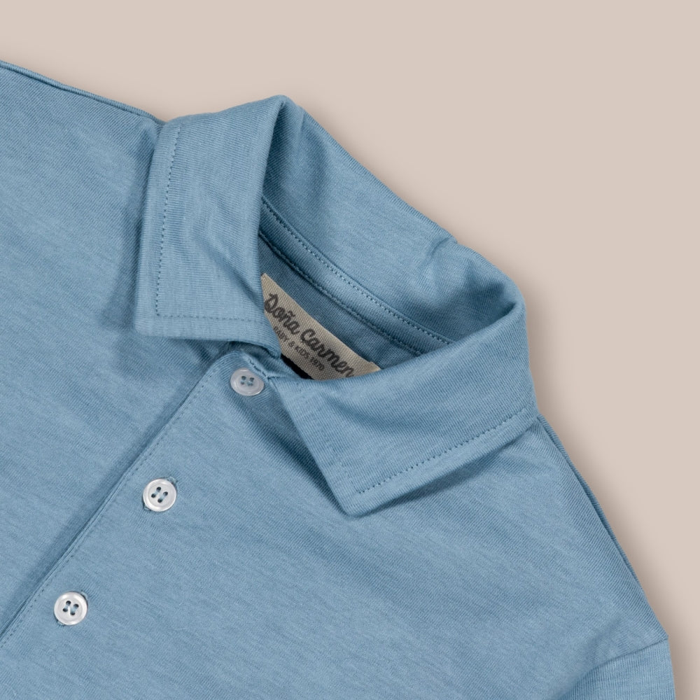 Pólo Menino Algodão de manga curta