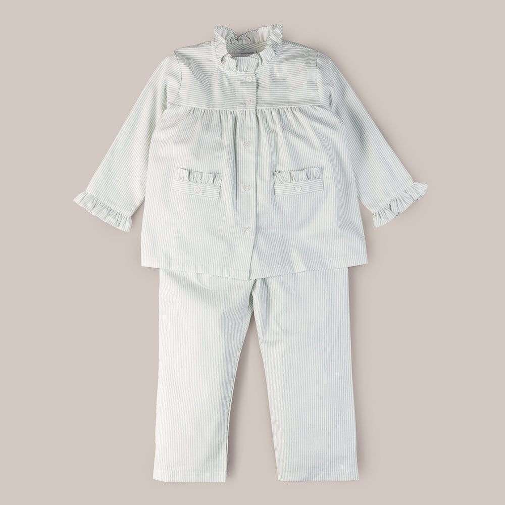 Striped girl pajamas