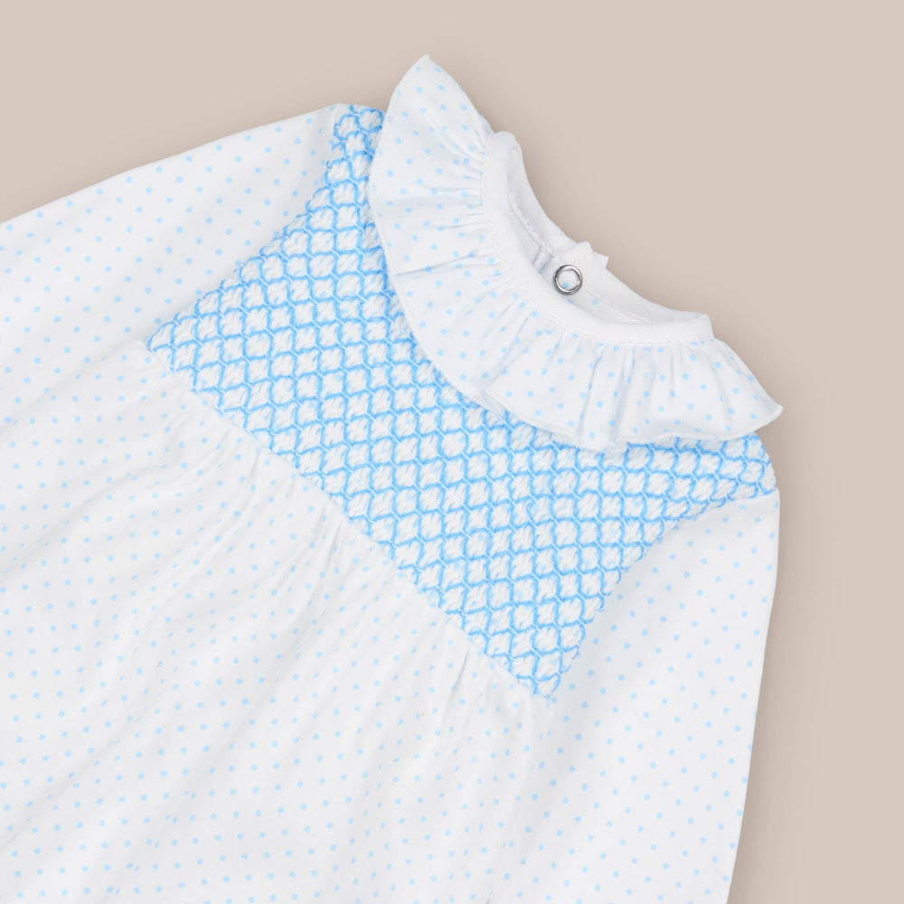 Pyjama en caoutchouc de coton à pois