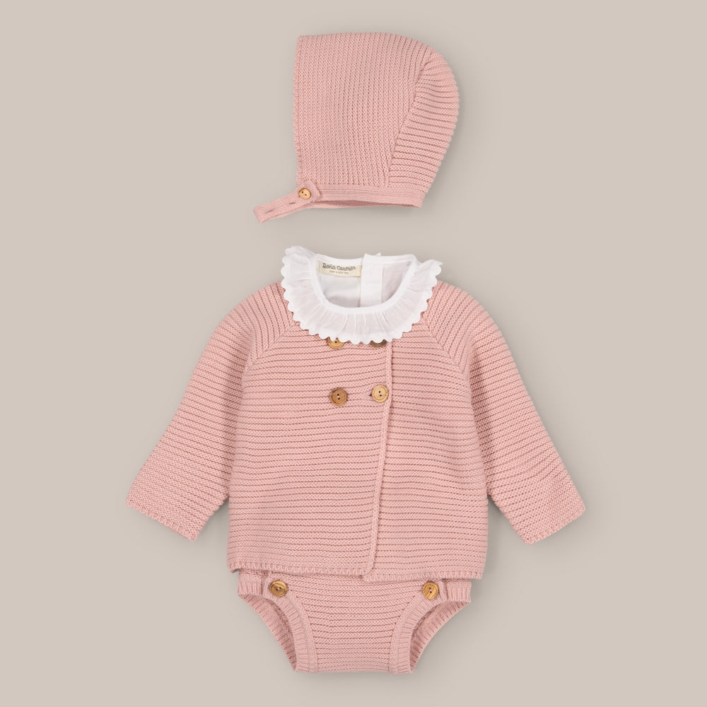 Knit Baby Set 4 pieces