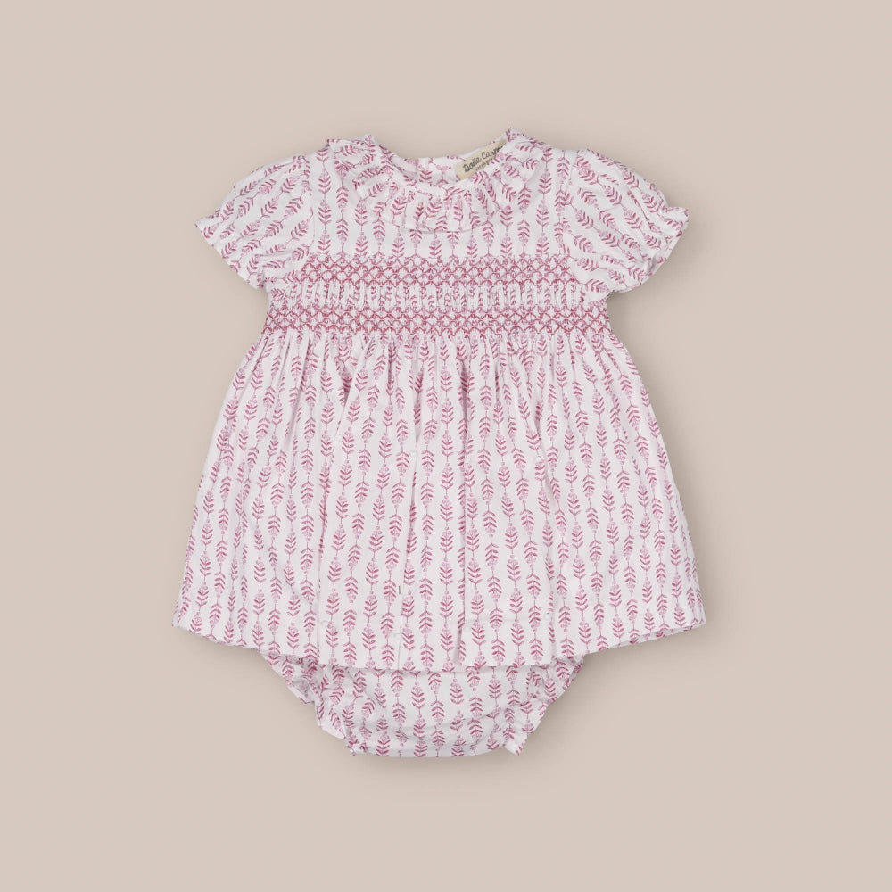 Babykleid Babynestchen Rosa Wacholder