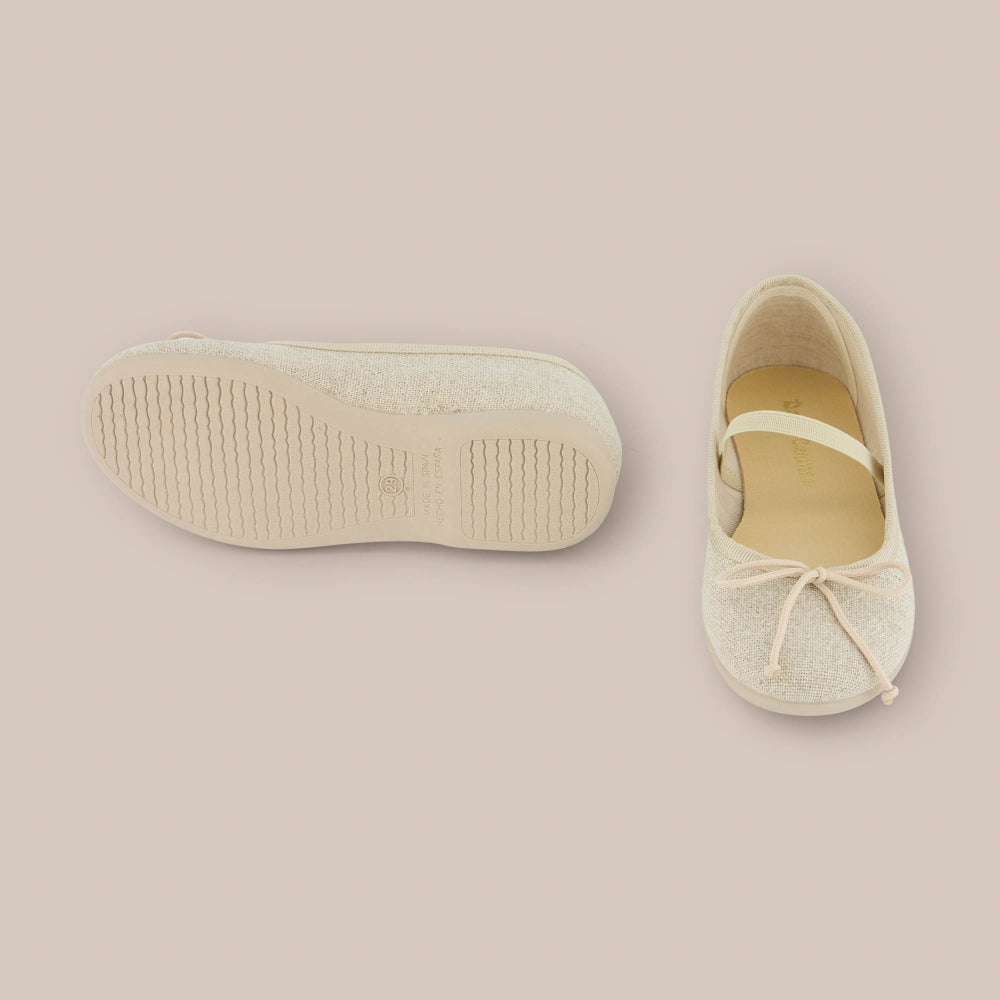 Ballerina in lino gommato