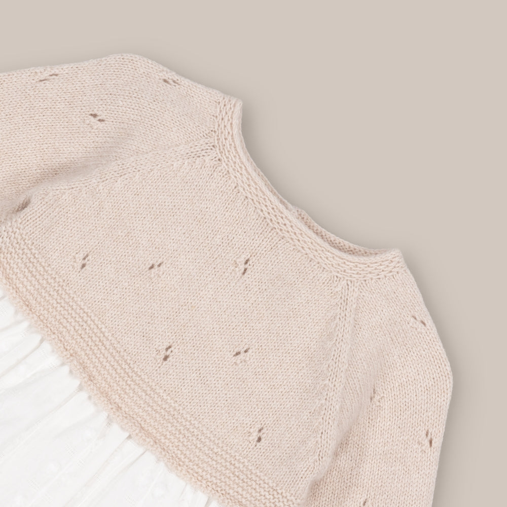 Babykleid Cash Con Babyhauben