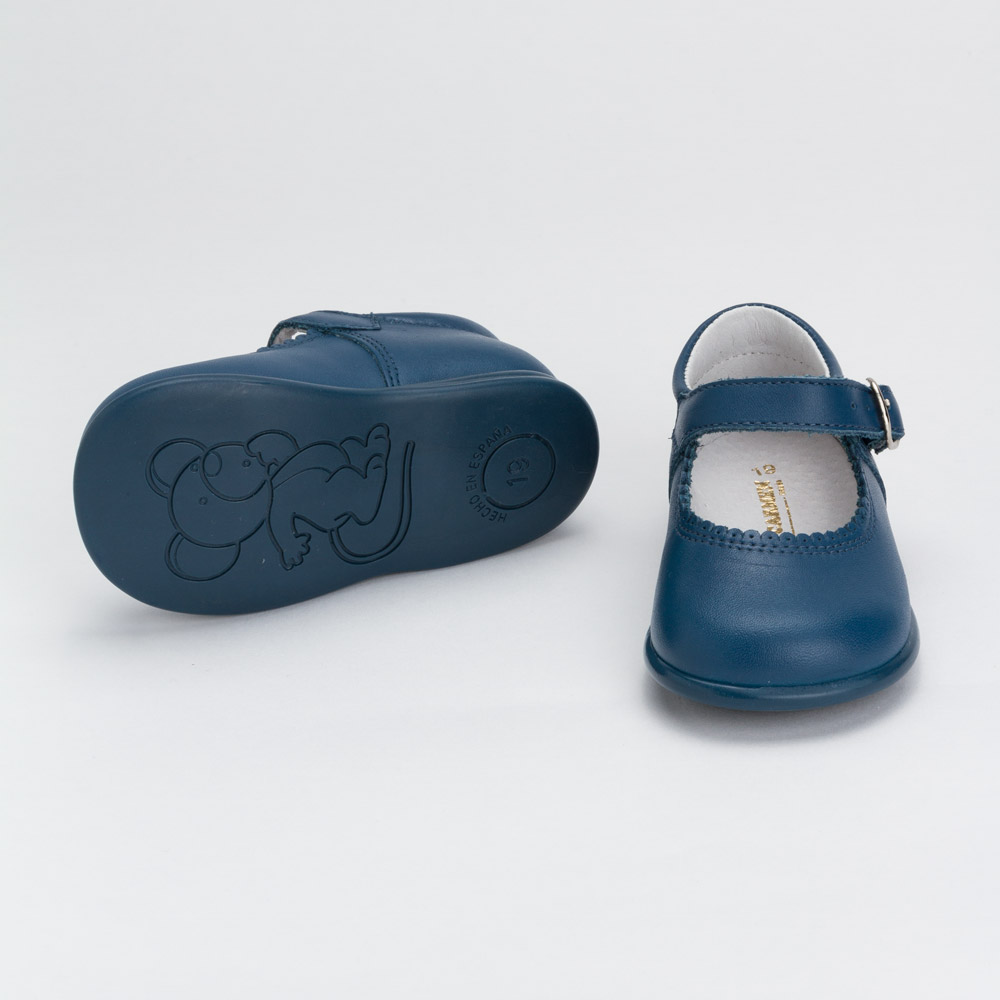 Mery Janes Leather With Sole