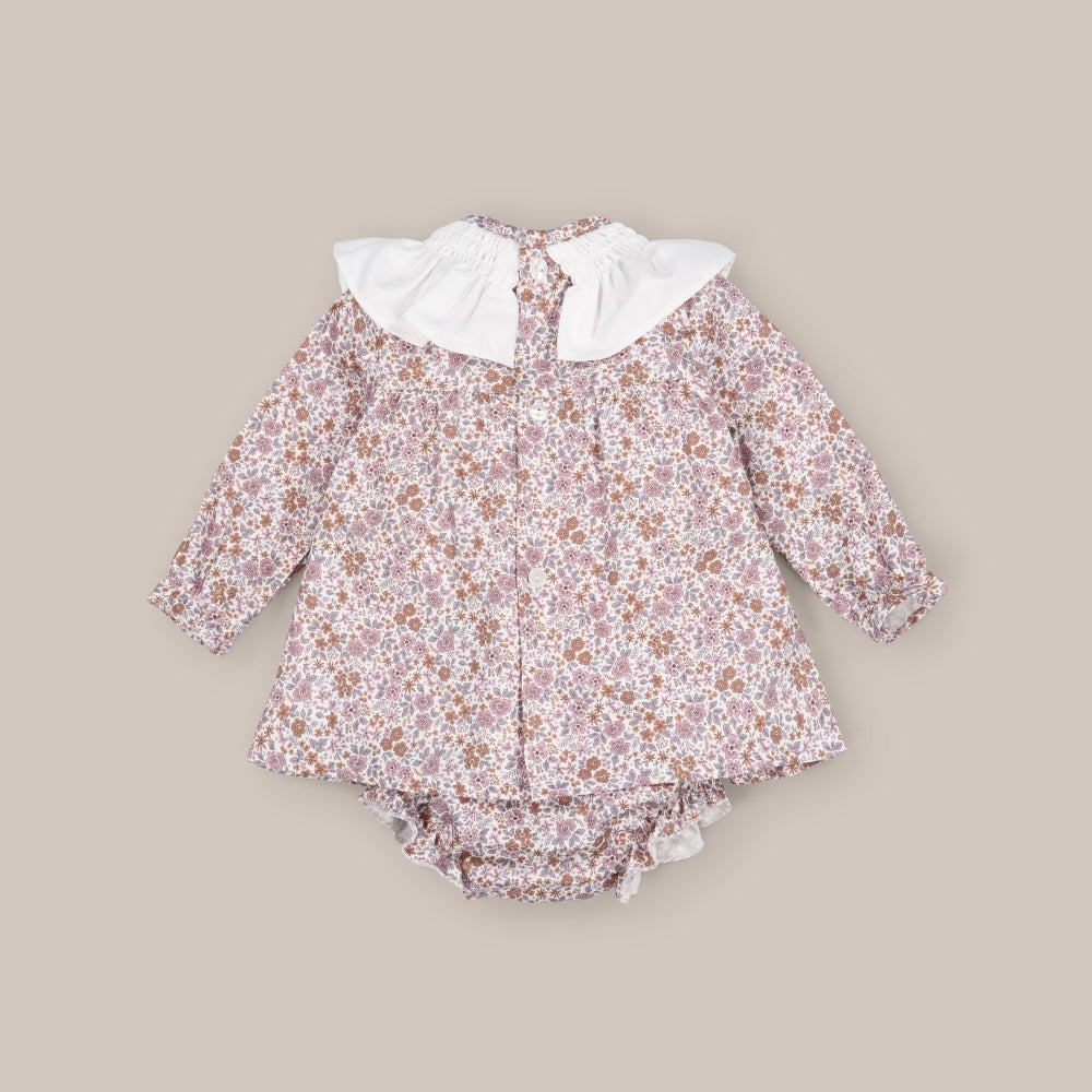 Ensemble robe et culotte pour bébé Iris