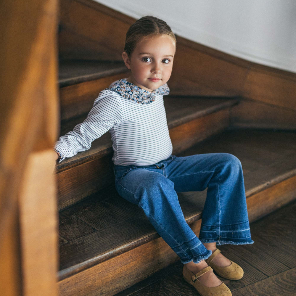Camisa Niña Algodón Itaca