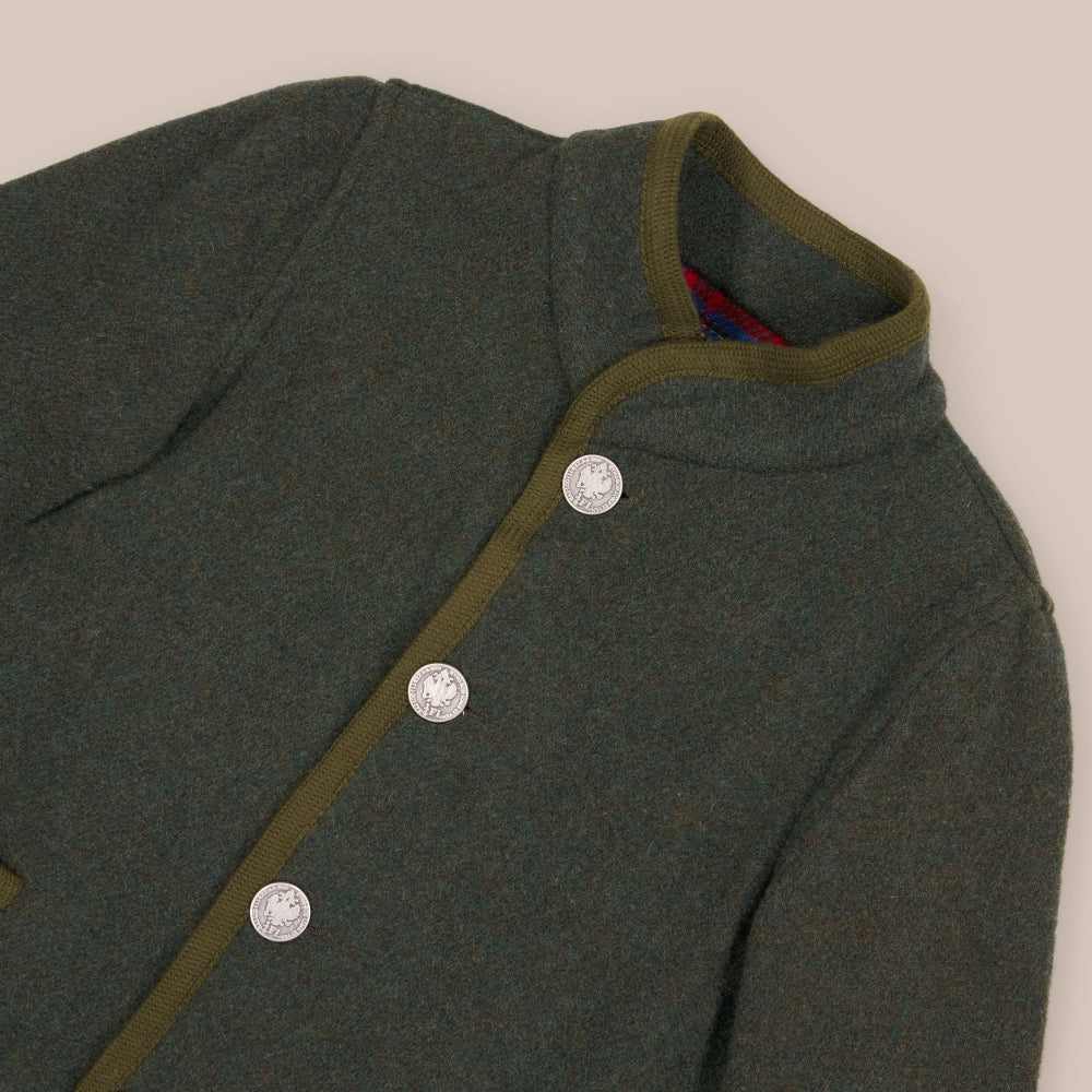 Chaqueton Austriaco Niño Cuadro Lanoso